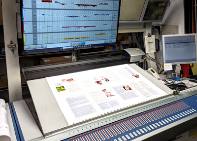 graphical printing monitor